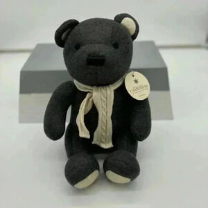 Bath & Body Works Grey Scarf Jointed Bear Plush Stuffed Animal Toy Exclusive 10